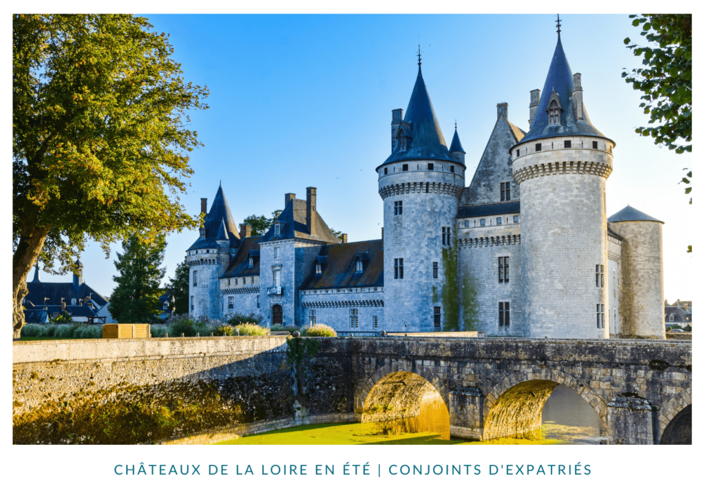 Les châteaux de la Loire en été en France