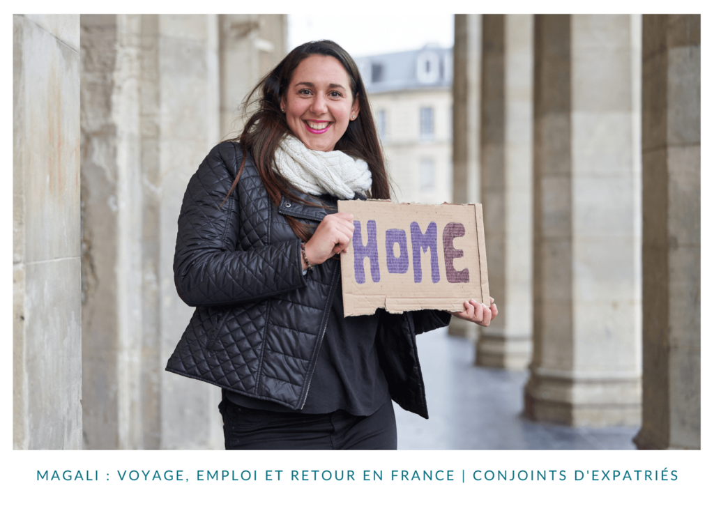 Magali de Voyage, emploi et retour en France